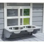 Mini Hamptons Lockable Wooden Dog House With Deck - Image 10