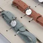 Australian Designed Boucle Dog Collar, Terracotta - Image 5