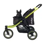 Ibiyaya The Beast Pet Jogger Stroller, Black - Image 5