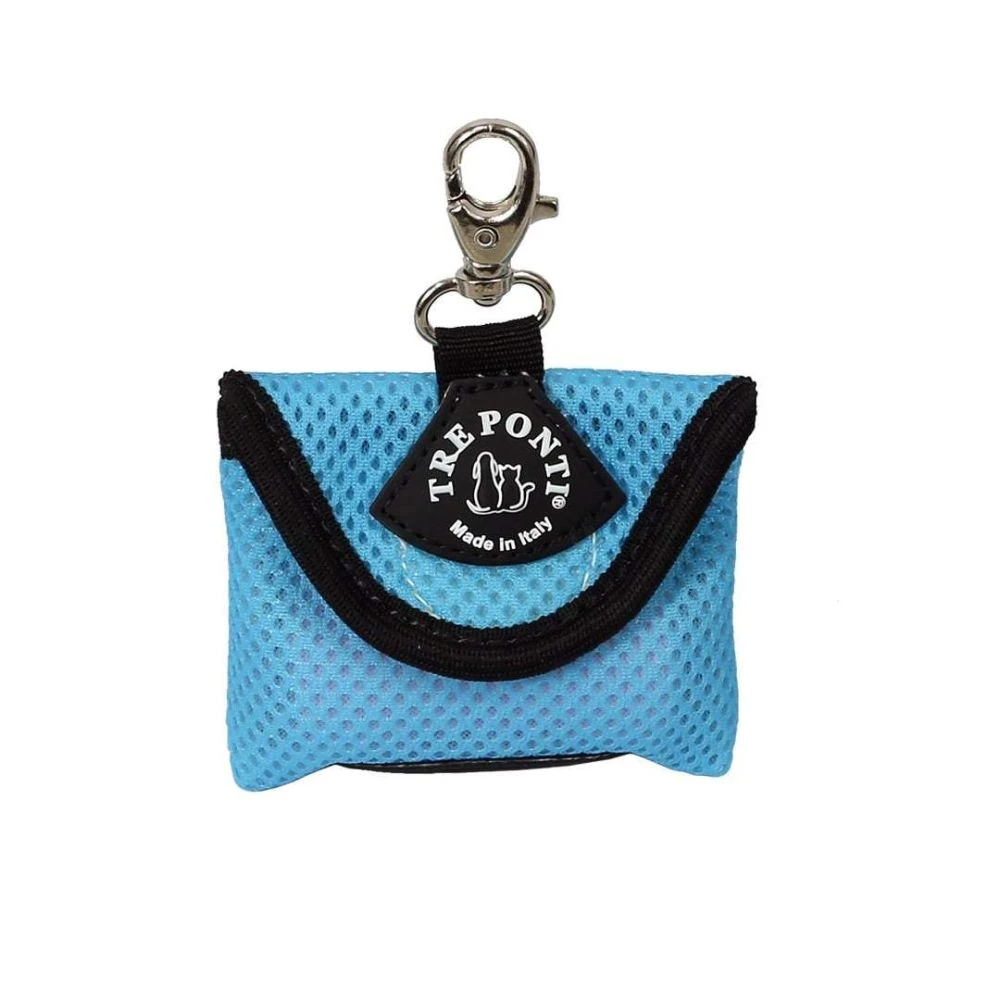62_df393875-48fe-44fd-a7b7-090fc8dd48ec_2000x.webp Tre Ponti Mesh Dog Poop Bag Holder, Blue - Image 1