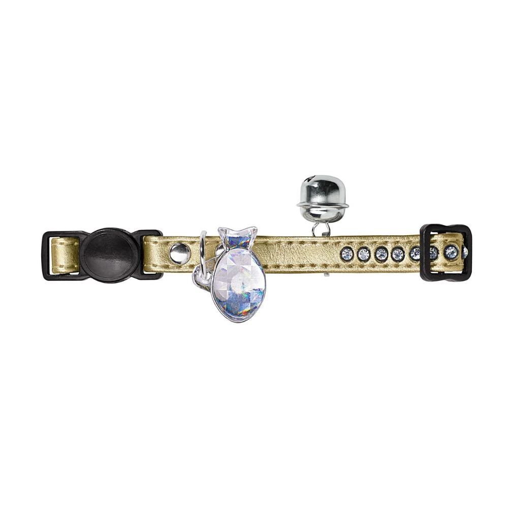 70263-Main_52e33860-1de1-4ba5-81db-5f3d70247953_2000x.webp Hunter Modern Art Luxus Cat Collar, Gold - Image 1
