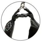 Tre Ponti Mesh Adjustable Girth Easy Fit Pet Harness, Black - Image 10