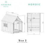 Nordic Modern Dog House, Black - Image 10