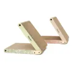 Ibiyaya Fold-Out Cardboard Cat Scratcher, Sage - Image 4