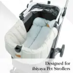 Ibiyaya All Season Pet Stroller Cushion Set, Thames Green - Image 3
