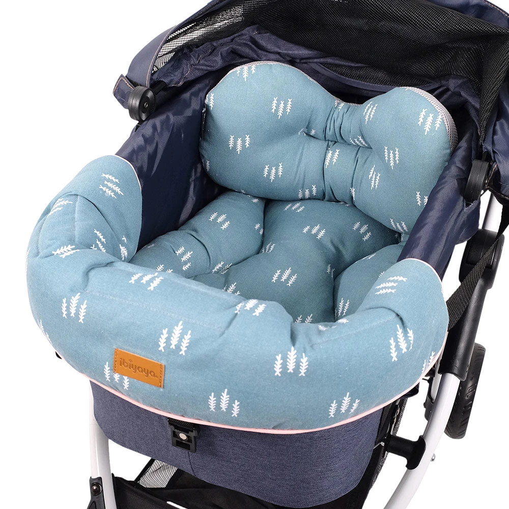 FP0026-S-G-02_2000x.webp Ibiyaya Pet Stroller Comfort Liner Set, Blue - Image 1