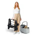 Ibiyaya Tinker Small Detachable Pet Stroller, Sage Green - Image 3