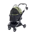 Ibiyaya Lyte 3-in-1 Detachable Pet Stroller, Pickle Green - Image 2