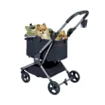 Ibiyaya Lyte 3-in-1 Detachable Pet Stroller, Pickle Green - Image 9