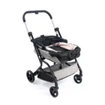 Ibiyaya InstaCollapse Detachable Dog Stroller, Taupe - Image 6
