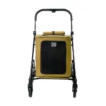 Ibiyaya BigBuddy Pet Stroller and Crate Combo, Camel - Image 4