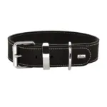 Hunter Aalborg Special Leather Dog Collar, Black