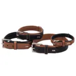 Hunter Canadian Elk Leather Dog Collar, Cognac - Image 2