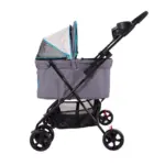 Ibiyaya Easy Strolling Pet Buggy Pram, Simple Grey - Image 5