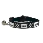 Personalised Cat Collar - Monochrome Cross