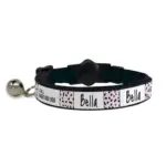 Personalised Cat Collar - Squiggle, Pink - Image 2
