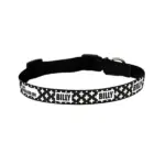 Personalised Dog Collar - Monochrome Cross - Image 7