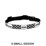 Personalised Dog Collar - Monochrome Cross - Image 3