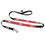 Personalised Dog Leash - Spots Red