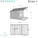 The Retreat Modern Dog House - Image 6