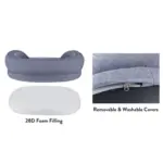 Grey Rabbit Lounge Dog Bed - Image 6
