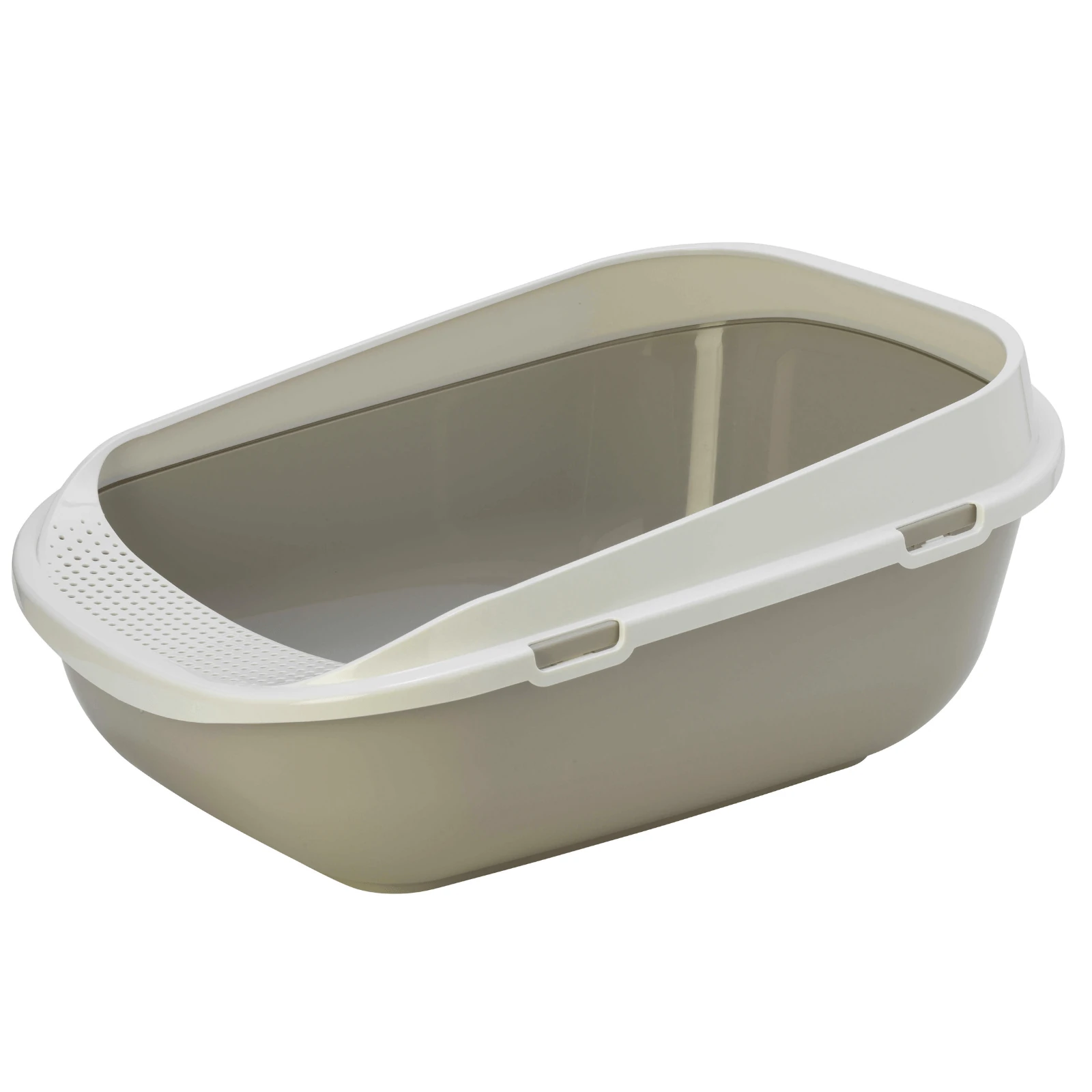moderna-litter-box-moderna-mega-step-cat-litter-tray-open-cat-toilet-warm-grey-12193513013351_2000x.webp Moderna Mega Step Cat Litter Tray, Warm Grey - Image 1