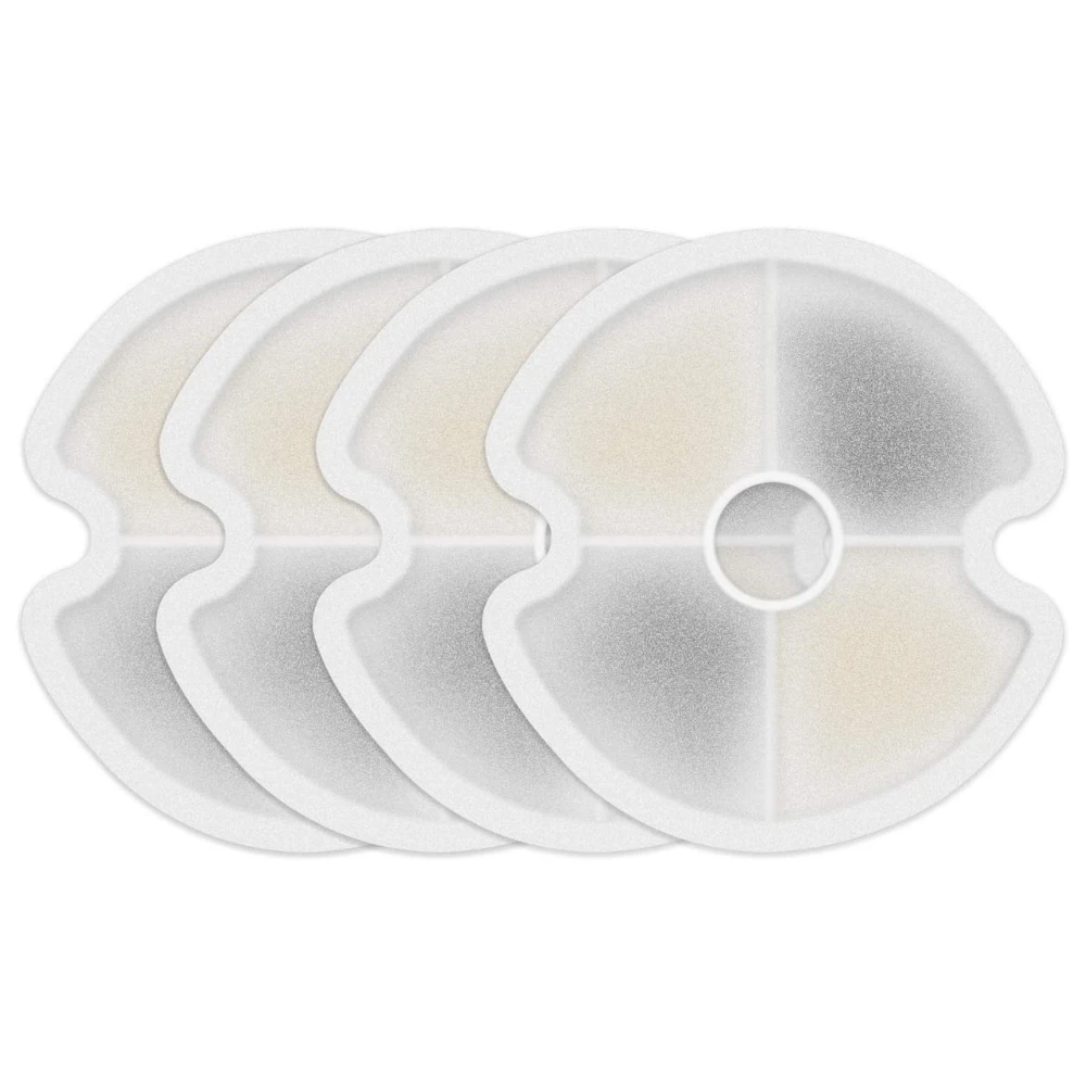 product_image_1761125016.webp Stainless Steel Fountain Replacement Water Filter - 4 Pack - Image 1