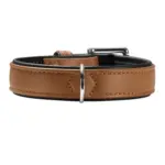 Hunter Canadian Elk Leather Dog Collar, Cognac - Image 5
