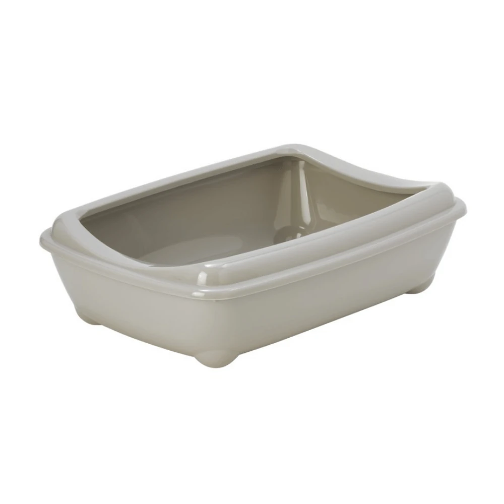 product_image_1761185225.webp Moderna Arist-O-Tray Cat Litter Tray, Warm Grey - Image 1