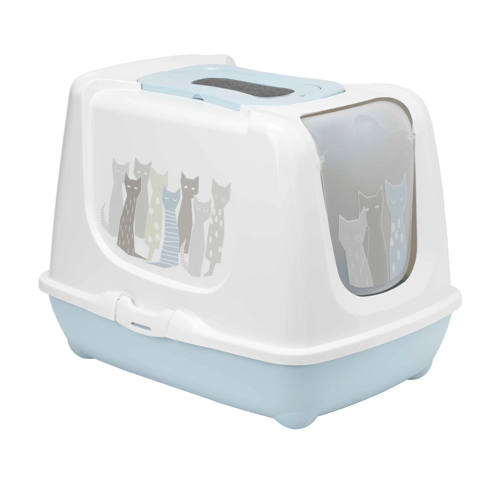 product_image_1761185632.webp Moderna Maasai Hooded Cat Litter Box - Image 1