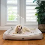 Dog Lounger Bed, Aspen Faux Fur - Image 10