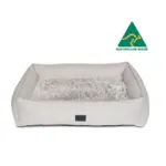 Dog Lounger Bed, Aspen Faux Fur - Image 7